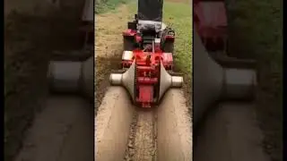 Mini trapezoidal drainage machine