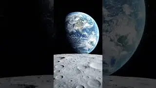 Cosmic Journey: A Breathtaking Flight Over the Moon's Surface | 4K CGI Animation 🌚🌍✨️