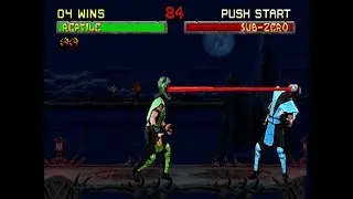 [TAS] Mortal Kombat 2 Challenger (Hack) Arcade REPTILE
