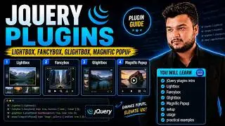 jQuery Plugins Tutorial #38 | Lightbox, Fancybox, Glightbox & Magnific Popup Urdu/Hindi