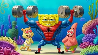 When SpongeBob Mutates Into a Superhero Beast&hellip; Patrick, Sandy Lose Their Minds | SpongeBob Animation