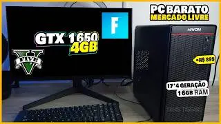 PC BARATO COM PLACA DE VIDEO i7 4° 16GB FORTNITE E GTA 5