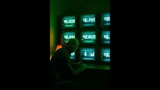 Old Security Cam Shows Empty Living Room&hellip; Then Green Matrix Code Rain Starts Pouring From Ceiling