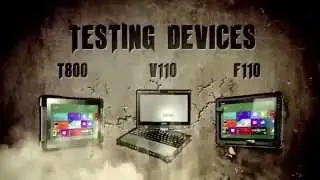 Getac&rsquo;s thin and light rugged products T800, F110 and V110