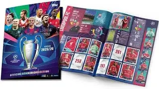 [&Aacute;lbum da champions league topps 2025/26] Vamos colando mais figurinhas desta grande cole&ccedil;&atilde;o 