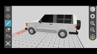 Draw Bricks Isuzu Bighorn Diesel Off-road 1984