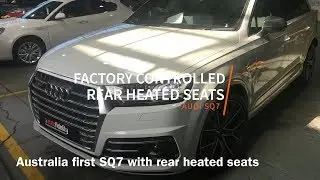 Audi SQ7 Factory Controlled Rear Heated Seats