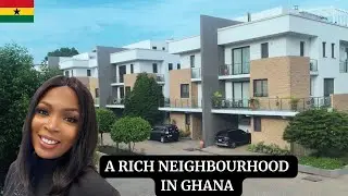 A BEAUTIFUL NEIGHBOURHOOD IN ACCRA GHANA- THIS IS WHERE THE RICH LIVE IN GHANA