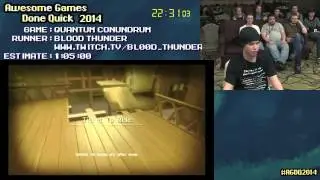 Quantum Conundrum :: Live SPEED RUN (0:57:54) [ПК] от Blood Thunder #AGDQ 2014