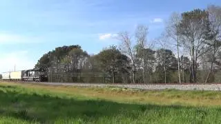 HD: NS 3477 leads NS Train G66 in Newnan, GA