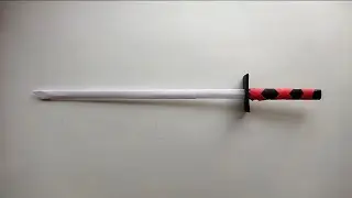 How to make a paper sword । How to make katana out of paper । Ninja weapon । DIY paper craft । 