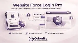 Website Force Login Pro for Odoo | Restrict Website Access | Mandatory Login Security App by Odonity