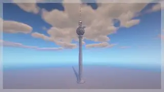 Building The Berliner Fernsehturm | Minecraft Timelapse