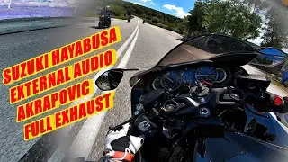 2023 HAYABUSA FULL EXHAUST AKRAPOVIC SOUND POWER