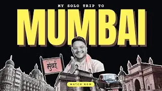 Mumbai Vlog | Travel Guide for Mumbai - Tourist Places | SOLO IN MUMBAI🏡| Mumbai Food 