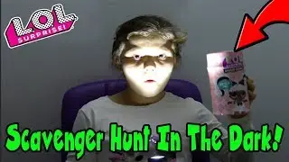 LOL Surprise Hair Goals Scavenger Hunt In The Dark!