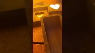 pouring copper