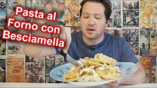 Pasta al Forno con Besciamella Piselli Salame e Prosciutto Cotto