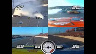 2007 Dickies 500 at Texas Onboard Incidents