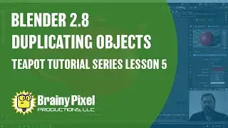 Blender 2.8 - Duplicating Objects  - Beginners Teapot Tutorial 05