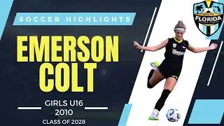 ⭐ Emerson Colt &ndash; Class of 2028 | U16 (2010) | South Florida FA &ndash; ECNL Kansas City Showcase Highlight