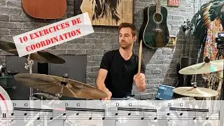 Développer sa coordination à la batterie