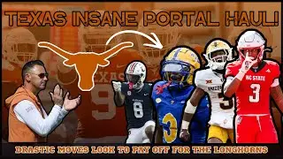 Texas Longhorns DOMINATE the Transfer Portal: Best Class in CFB for 2026? Sark's Superteam Reload!