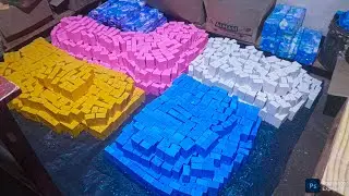 UTENGENEZAJI WA SABUNI ZA VIPANDE RANGI YA PINK, NYEUPE, NJANO NA BLUE 0783 500 971 MWL ALMASI 