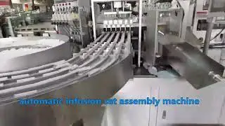 drip chamber and spike needle full automatic assembly machine