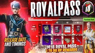 M18 Royal Pass 1 to 50 Rp Rewards | M18 Rp Leaks | 2 Mythic Outfits | PUBGM