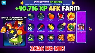 FASTEST Bomb Shooter XP Farm for Paragon - BTD6