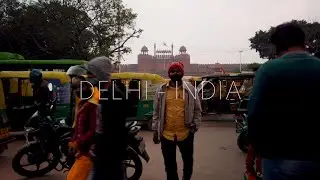Walking in Delhi, Red Fort, India pt. 2 - 4K