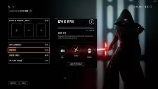 Star Wars Battlefront II: Kylo Ren Emotes and Appearances