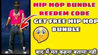 FREE FIRE REDEEM CODE TODAY || HIP HOP BUNDLE REDEEM CODE
