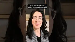 A little blindness PSA moment