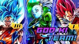 Using GAMEPRESS' recommended TOP GOD KI Team on Dragon Ball Legends ranked PVP!