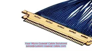 micro coax cable repair rework guideline CABLINE-UM RECEPTACLE 40P samtec micro coax cable for robot