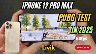 | Iphone 12 Pro Max PUBG/BGMI Test in 2025 | Battery & Graphic Test | 60fps | Price? |