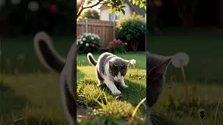 Cat catch ant video