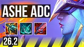 ASHE & Seraphine vs MEL & Senna (ADC) | Good KDA: 17/1/7 | KR Challenger | 26.2