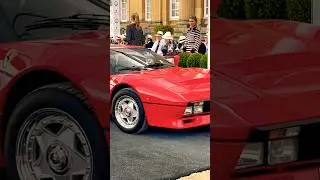 CLASSIC 1985 FERRARI 288 GTO BY PININFARINA DRIVING AT CONCOURS CAR SHOW! #shorts #trending #viral