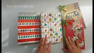 Christmas Journal Book Signature pages and the Christmas Card Folio for this festive season