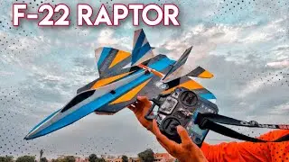 How To Fly RC F-22 Airplane//PRINCE PANCHAL MAKER