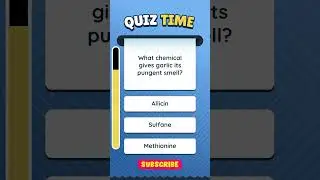 Can You Answer This? 🤔 Garlic&rsquo;s Secret Chemical? #quizshorts