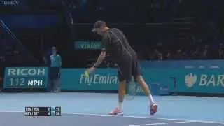 Bekijk de dubbelstrijd tussen Bryan/Bryan en Benneteau/Roger-Vasselin.