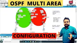 Configuration of OSPF in Multiple Areas by SHIVBKS