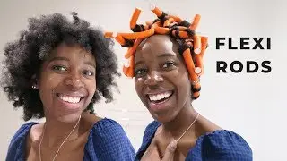 How to do Flexi Rods Set on 4C/4B Natural Hair