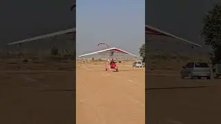Microlight and Paramotor Trike landing 🔥 🪂 #paragliding #blueworldcity #motorgliding #flying