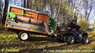 Foresteel FT-1000 - Quick overview of Leaf Vacuum Trailer trailer solutions
