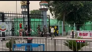 Beating Retreat Ceremony @ India Pak border #trending #India #Pakistan #IndPak #viralvideo